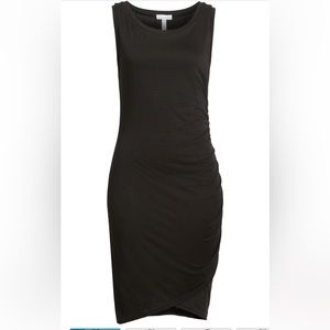 NWT Black Ruched Dress Nordstrom Rack